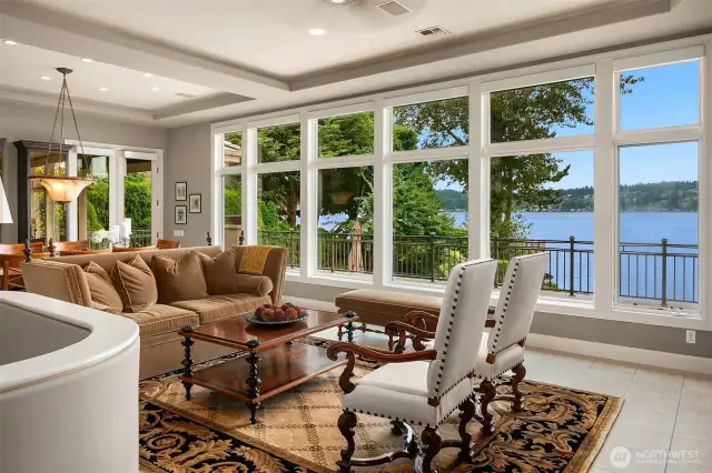 Radiant heating flooring throughout and a sophisticated yet relaxed ambiance invites you to sit down and stay awhile.