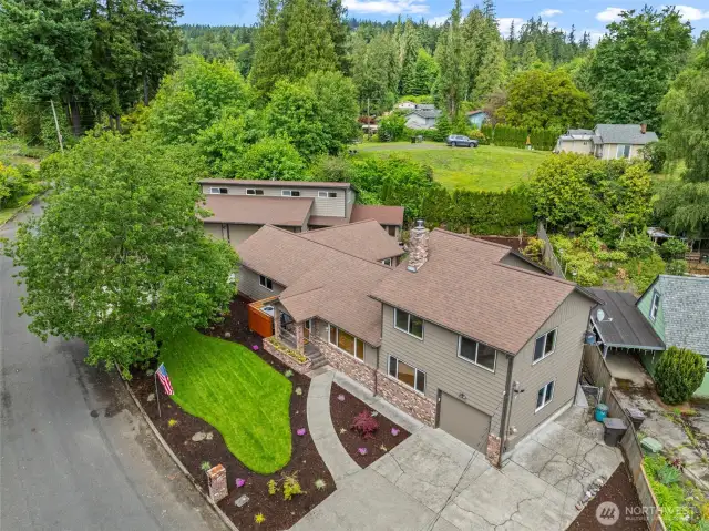 Large home and shop in great location.