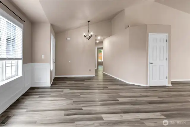 The wainscotting and light airiness is something else.