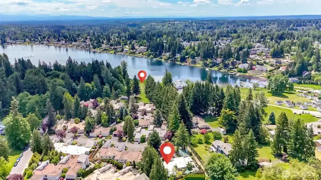 A quick stroll and you'll find the communities lake access