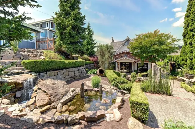 Waterfall in Courtyard