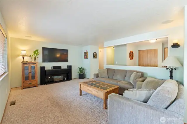 Speakers throughout home for music and tv entertainment