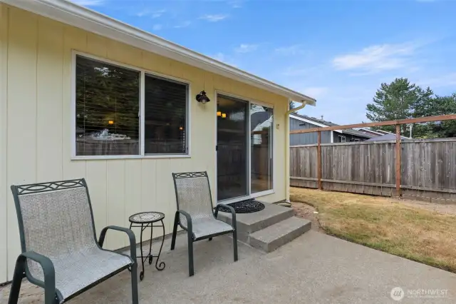 Enjoy summer evenings on your back patio