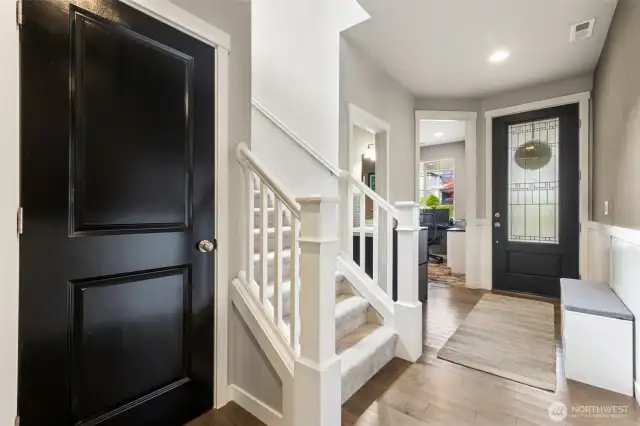 Entryway and den