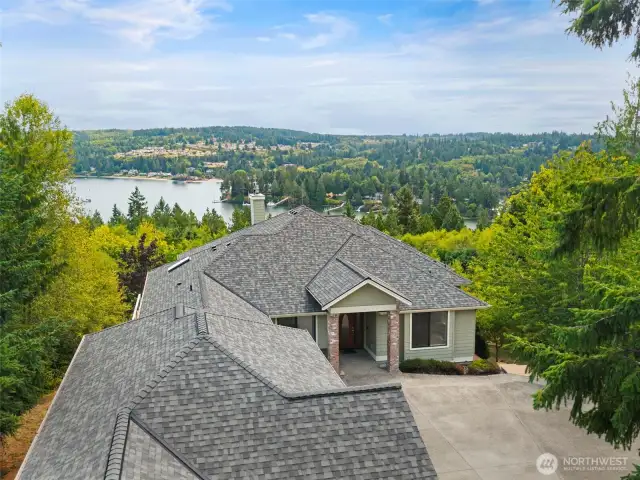 Gorgeous views of Ludlow Bay and the Inner Harbor, as well as layers of wooded hillsides could be yours!