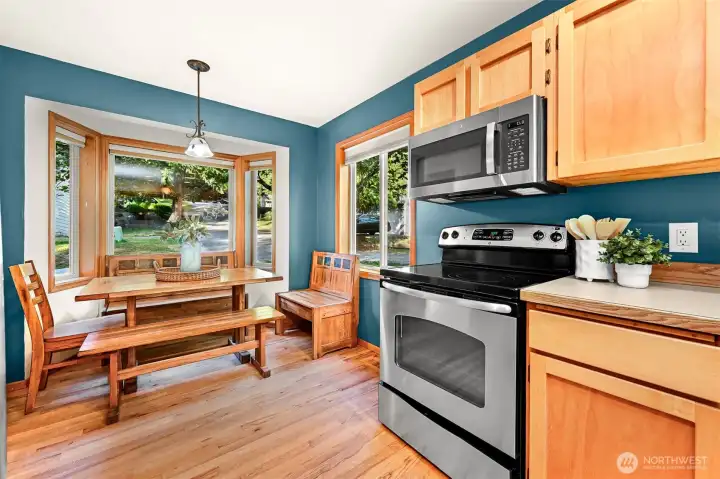 Kitchen with breakfast nook