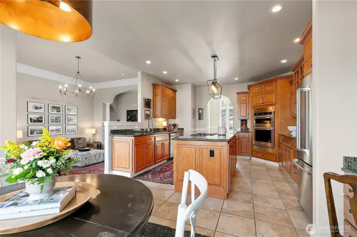 Views of Kitchen & Family Room