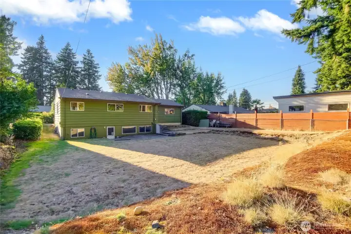 Huge yard