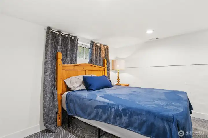 Lower level bedroom.