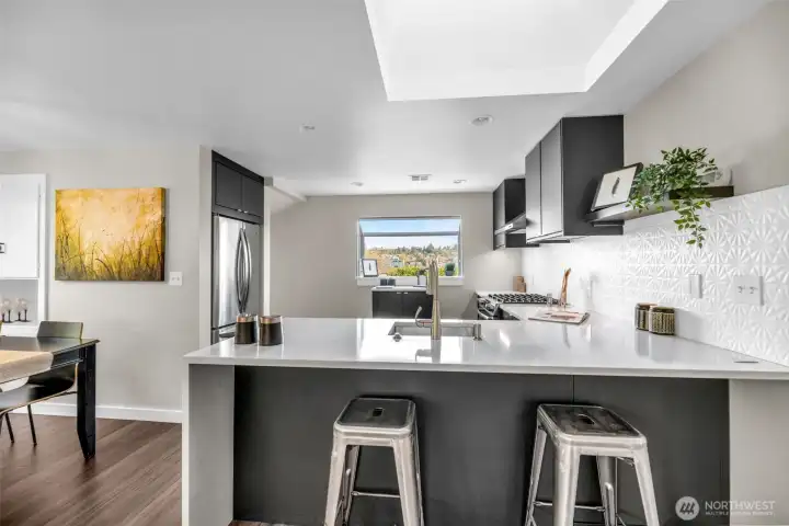 Updated Kitchen with Quartz countertops