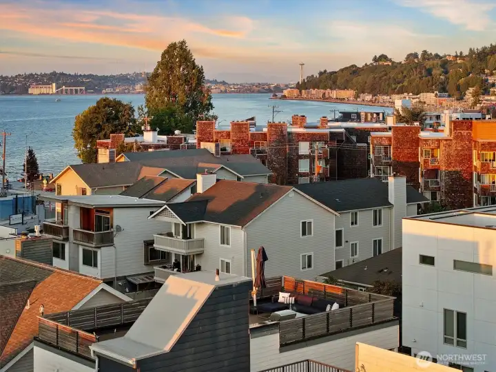 You can see the space needle from your deck!