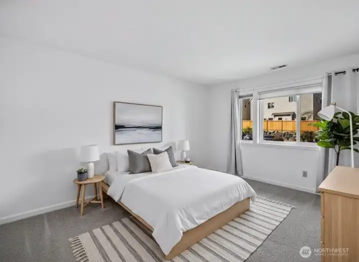 Primary Suite-Virtually Staged