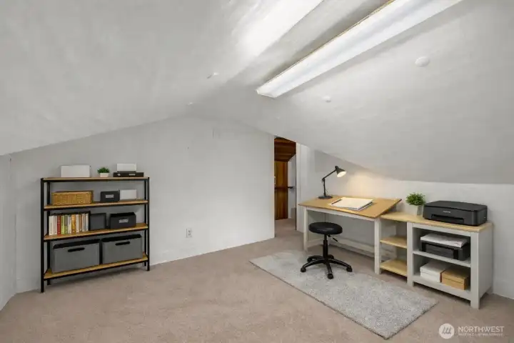 2nd Floor virtual staged room 2 office entrance