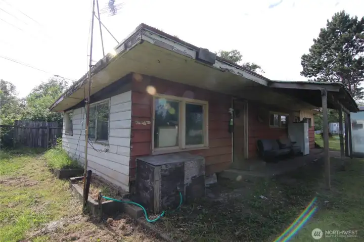 SE corner of the home