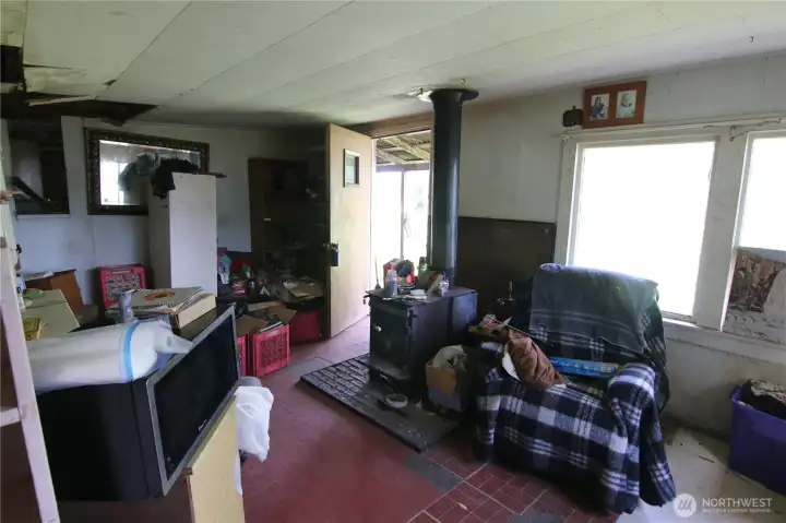 A work in progress but the stove will keep you warm