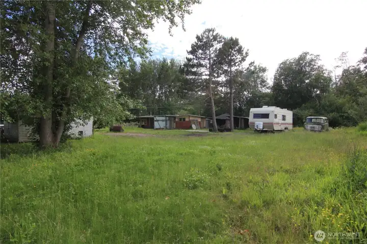 Big view of much of the site