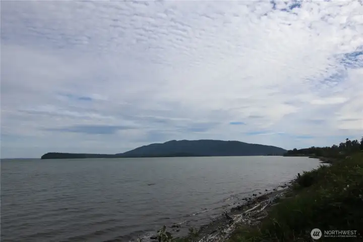 The view from the road to the home from Bellingham