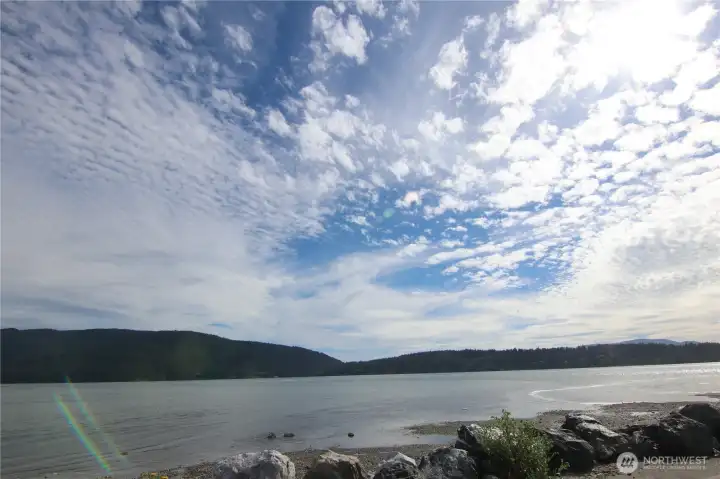 Another nearby view of Lummi Island across Hales Passage...from Portage Point