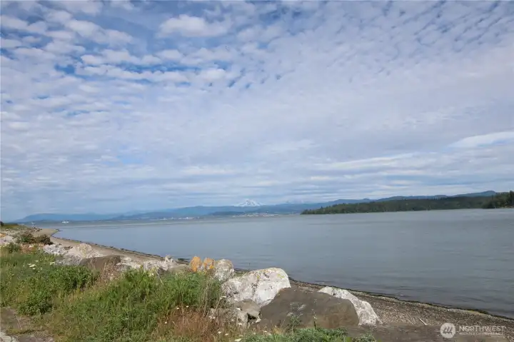 Looking East towards Mt Baker and Bellingham from a short distance away