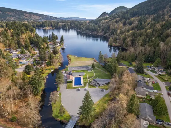 Beautiful Glenhaven and Cain Lake.