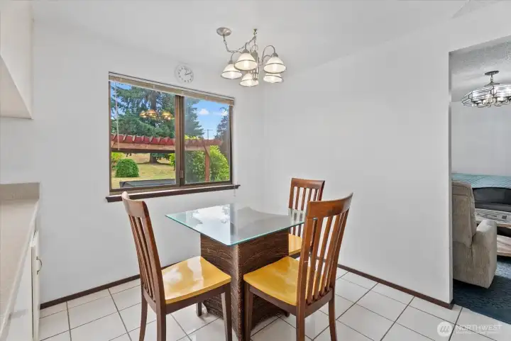 Dining Nook in Kitchen