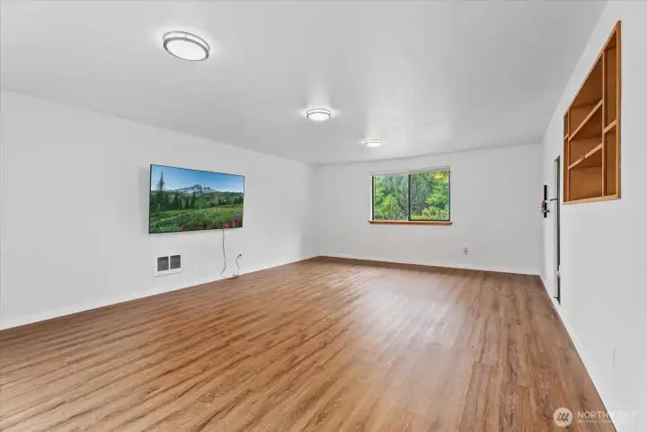 Finished Bonus Room off Garage