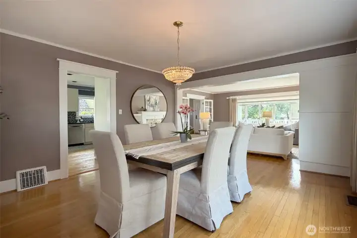 Very spacious dining room ready for those nights you want to gather with family or friends.