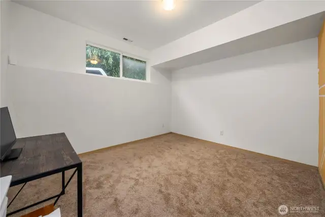Lower level bonus space could be a family room or office