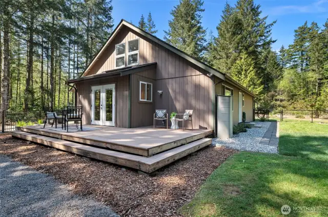 Trex decking is low maintenance and strong!