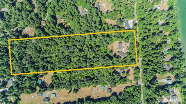 Approximate Property Lines. 12.88 acres that can be subdivided into 2 parcels.