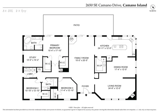 Floor Plan of the home.