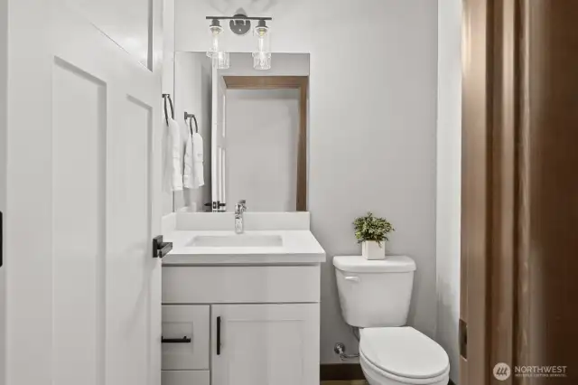 1/2 bath on main level