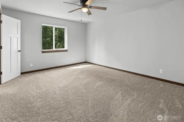 Primary bedroom ready for your personal touch