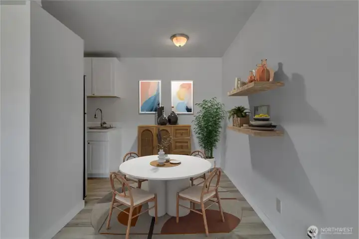 room, where you can enjoy meals with a view.