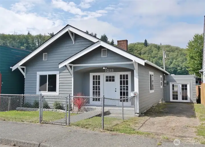Front of this updated home.