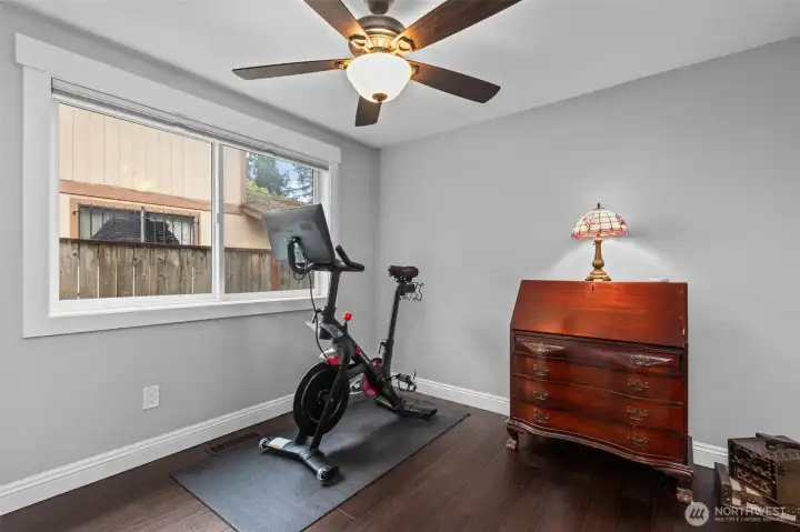 Bedroom 3. Comfortable, light-filled spaces for guests or office use.