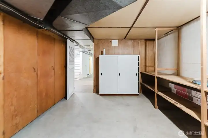 Plenty of storage space.