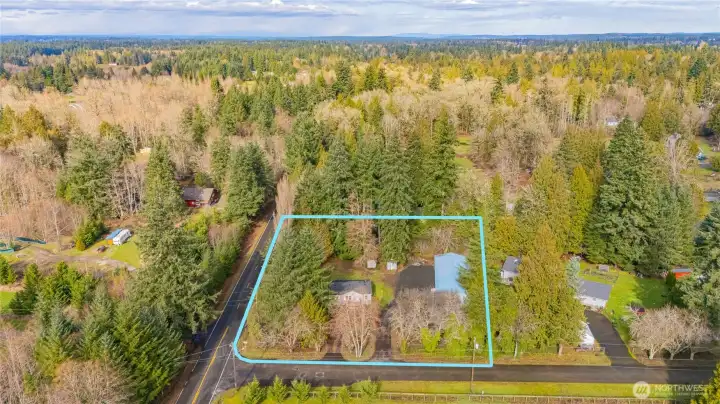 Large corner lot - 1.16 Acres!!