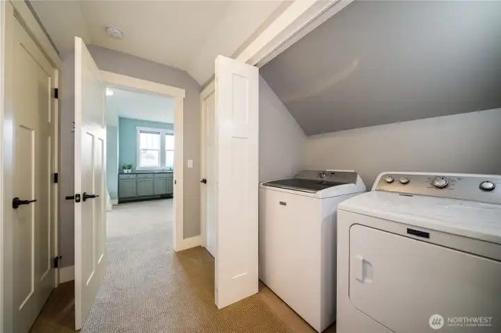 Upper level utility room.