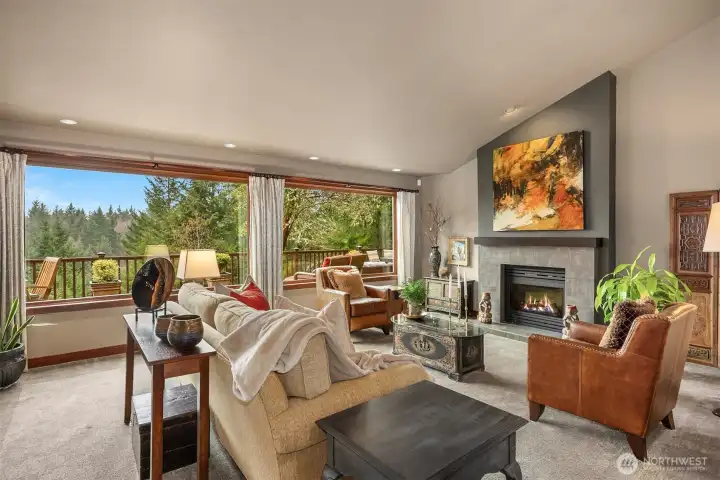 A very comfortable and sophisticated home.