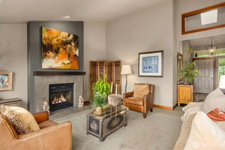 Open and airy feel with big, comfortable, spaces.