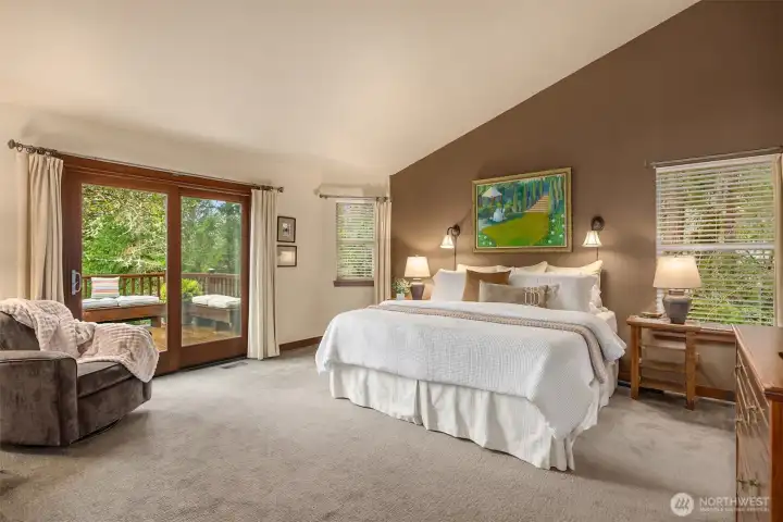THE primary bedroom suite! A retreat in every sense of the word.