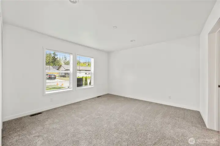 Light filled primary bedroom