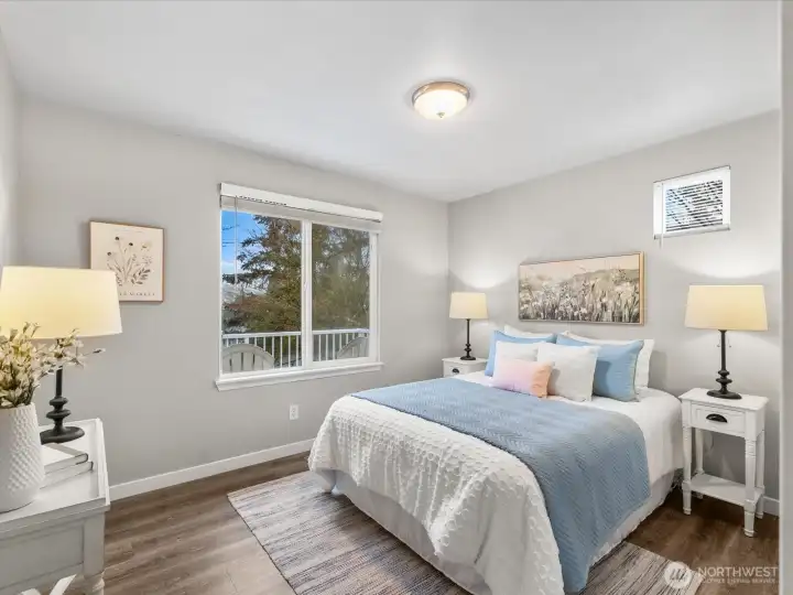 Each of the additional bedrooms is good sized.