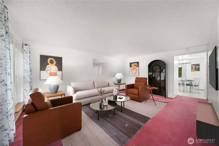 Light-filled living room