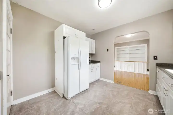 Kitchen looking toward dining space.