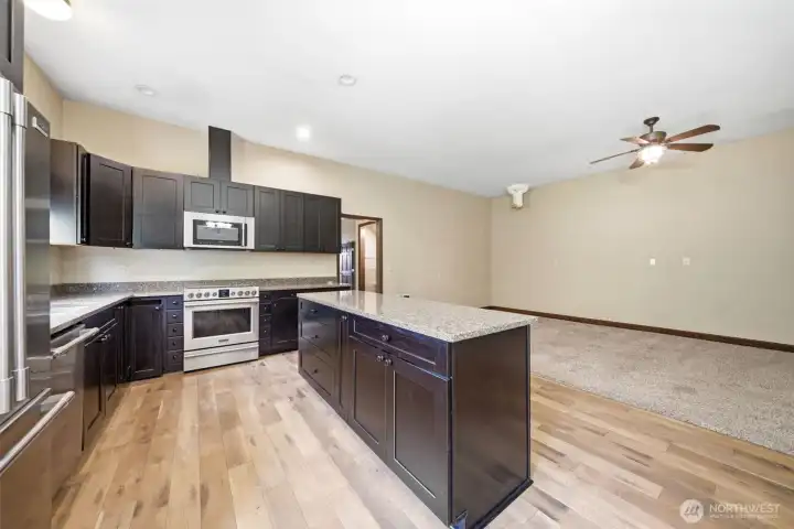 Detached ADU kitchen.