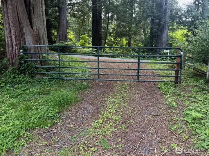 Private Gated Entrance