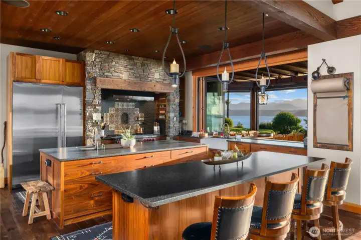 Chef's dream kitchen is an understatement.