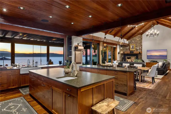 The Great Room is an entertainer's dream!